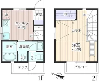 リヴィエール【2階】の間取り