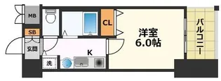 プレサンス名古屋STATIONザ・シティ【2階】の間取り