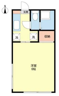 トラストステージ三ッ沢【1階】の間取り
