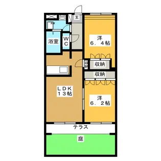 グレース・ガーデン【1階】の間取り