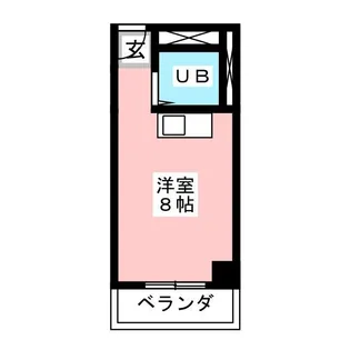 シーズンコート名駅西【2階】の間取り