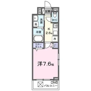 ヒカルサ静岡春日町【3階】の間取り