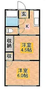 シティハイム天龍【2階】の間取り
