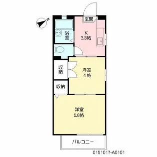セフィラ八屋【1階】の間取り