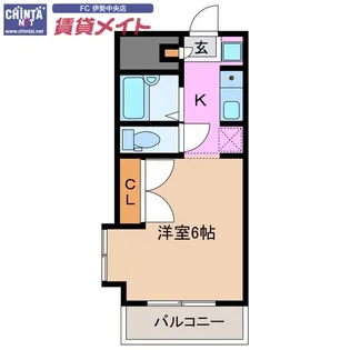エステートピア岩渕【2階】の間取り