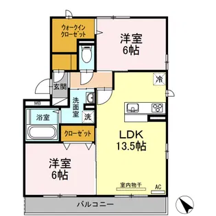 プランドール【3階】の間取り