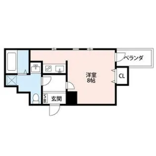 Cherim中村日赤【2階】の間取り