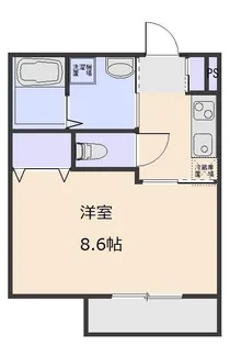 ラ ポルテ【2階】の間取り