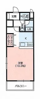 サンライズDIパル【1階】の間取り