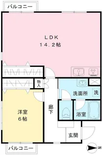 モーリン聖蹟【3階】の間取り