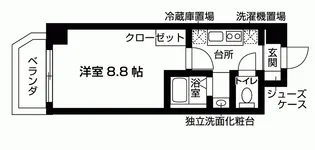 ル・シャンテDII【1階】の間取り