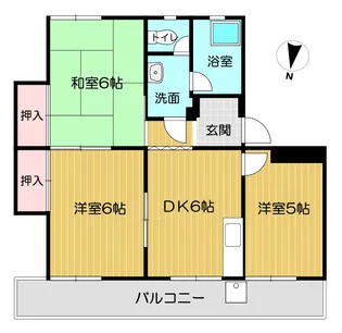 山口アパート【3階】の間取り