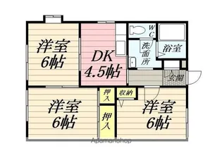 アベニューVilla α【1階】の間取り