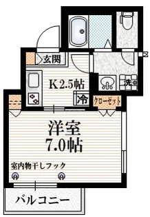 Rio中野坂上【2階】の間取り