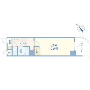 クレスパット町田【5階】の間取り
