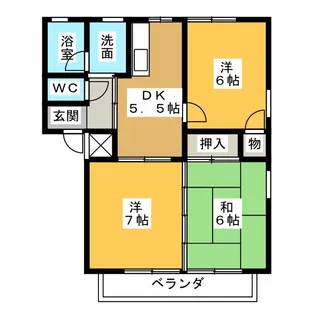 シンフォニー【3階】の間取り