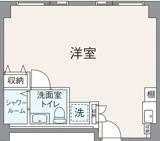 六本木ユニハウス【4階】の間取り