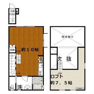 ユヒア桜新町【2階】の間取り