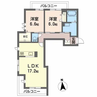 ツアンガーデン【2階】の間取り