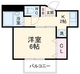 プロヴァンス日吉【2階】の間取り
