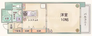 ベリーモンテ新大阪【12階】の間取り
