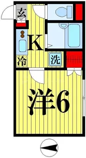 シティーパル【1階】の間取り