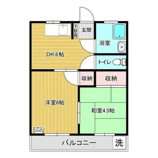 ウィルコート【2階】の間取り