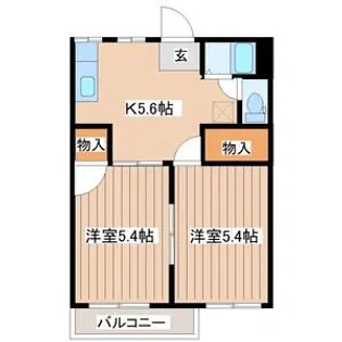 ポットハウスいずみ【2階】の間取り