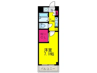 スカイホーム宝泉II【3階】の間取り
