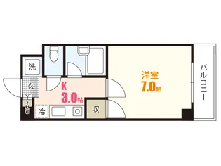 プーテゥジュール5番街【5階】の間取り