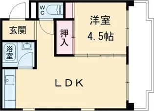 銀河ハイツ(おもちゃ)【1階】の間取り