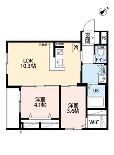 robot home 小田急相模原II【2階】の間取り