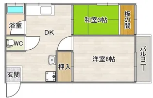 南住吉幸栄ビル【2階】の間取り