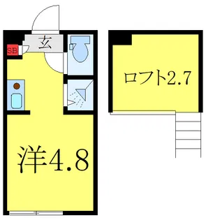 ハーモニーテラス中板橋III【2階】の間取り