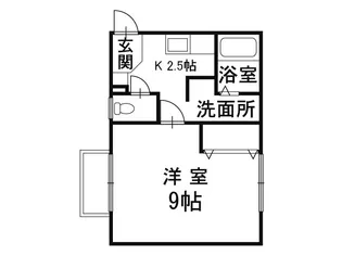 メゾン ボワ【1階】の間取り