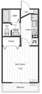 グランシャリオ桜台【3階】の間取り