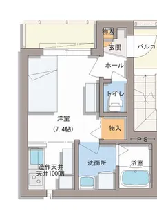 東京都品川区小山1【マンション】の間取り