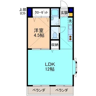 ウィンディ本多町【2階】の間取り