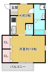 ウィステリア碑文谷【1階】の間取り