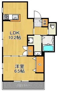 ファミタシオン【1階】の間取り