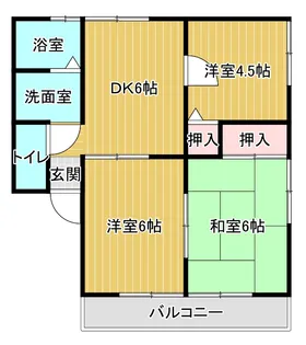 パールハイム【2階】の間取り