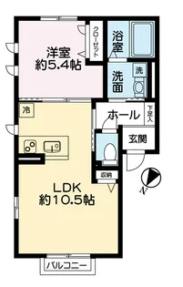 メゾン稲毛【2階】の間取り