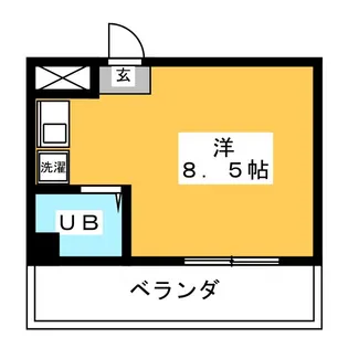 K’ S【4階】の間取り