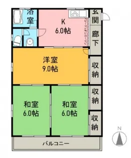 三上ビル【2階】の間取り