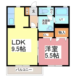 イルマーレ【1階】の間取り