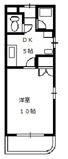 レジデンス旭ヶ丘 103【1階】の間取り