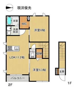 CALM【2階】の間取り