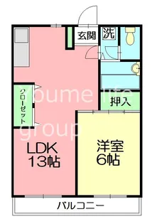 コーポビオラセア【2階】の間取り