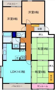 レジデンス小田【2階】の間取り