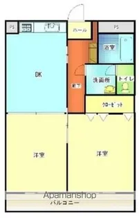 川端ビル【3階】の間取り